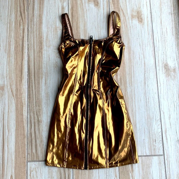 Lisa Marie Fernandez Dresses & Skirts - Lisa Marie Fernandez Bronze Jasmine Mini Dress